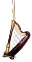 Harp Ornament 3.5" (H18-H)